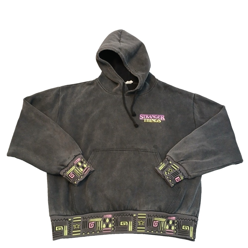 Stranger Things x PacSun Upside Down Hoodie Sweatshirt Collector's Edition L